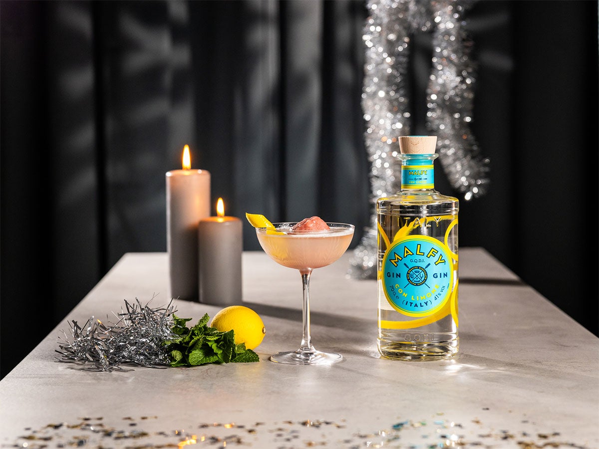 Sparkling Sorbet with Malfy Gin